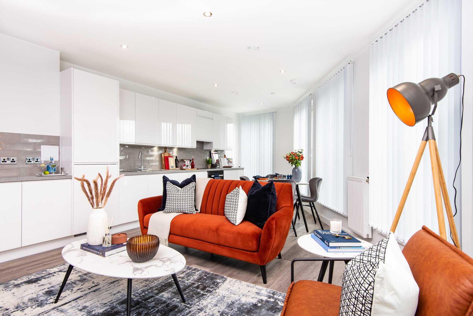 modern open plan livingroom